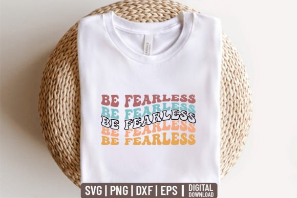 Be Fearless - Retro Christian Svg for Crafts