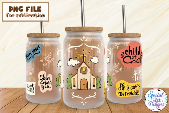 Christian Church Design PNG for Crafts