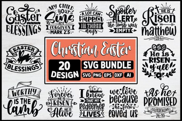 Christian Easter SVG Bundle, Easter SVG Crafts