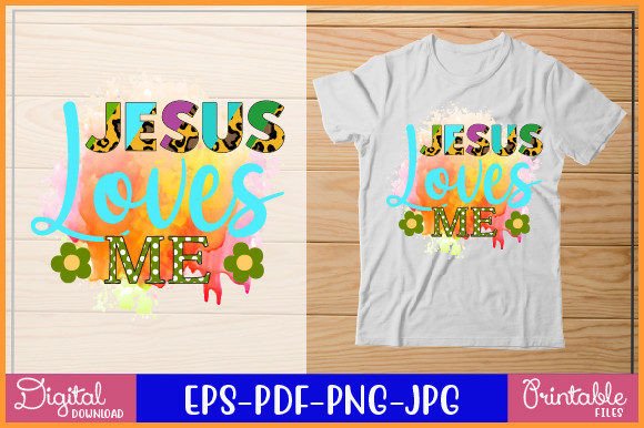 Easter Jesus Loves Me Sublimation Crafts