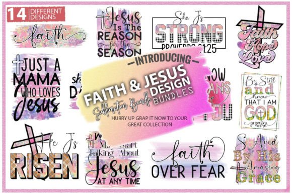 Faith Jesus Sublimation Bundle for Crafts