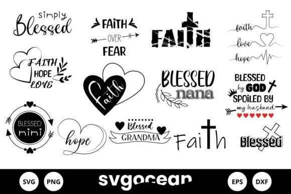 Faith Svg Bundle Jesus Christ Crafts