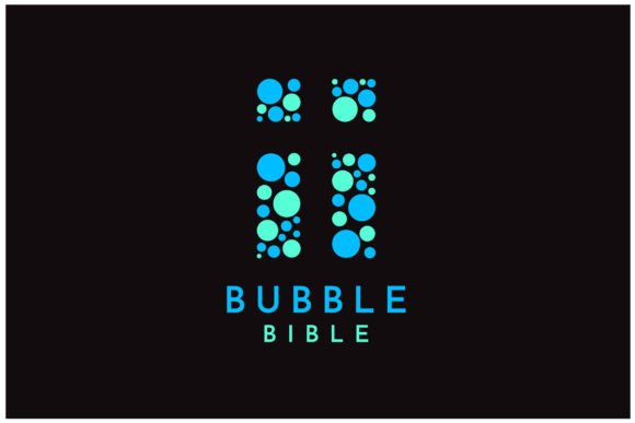 Jesus Crucifix Bubble Polka Dots Logo and Logos
