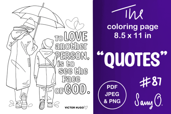 Mother and Child Christian Love Quotes Coloring Pages Amp
