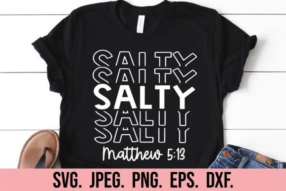 Salty SVG - Bible Verse Christian SVG