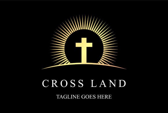 Sunset Sunrise with Jesus Christian Logos